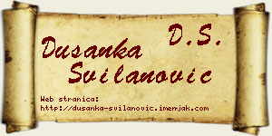 Dušanka Svilanović vizit kartica